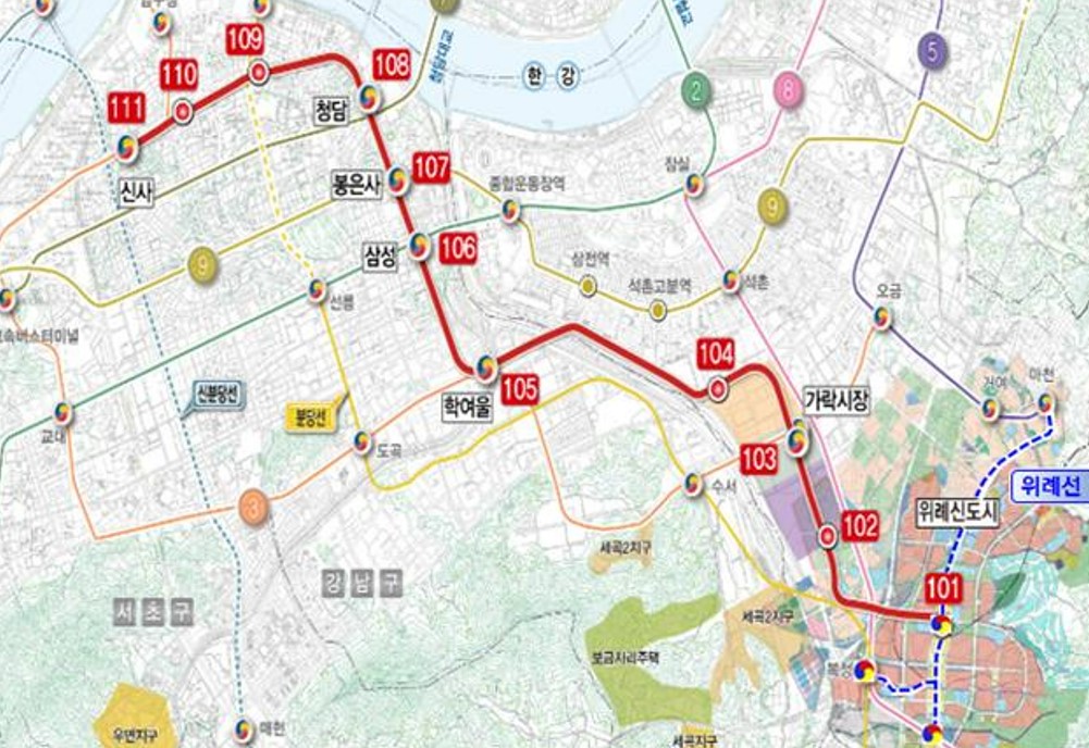 표류 중이던 '위례신사선' 정상화시킨다... "최대한 신속하게 수행"