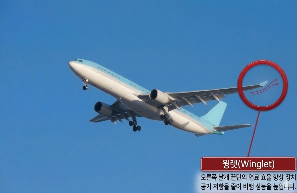 [알쓸항상]비행기 날개 끝에 달린 '윙렛'을 아나요?