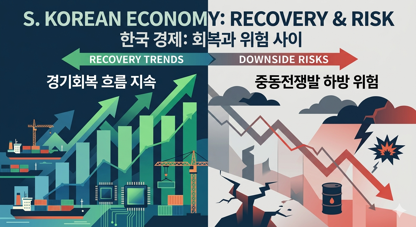 정부 “경기회복 흐름 지속”…중동전쟁發 하방 위험은 여전