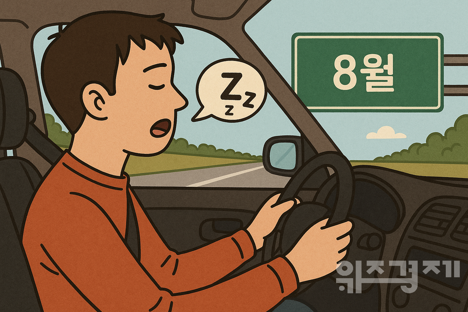 ‘8월’이 제일 잠온다...졸음운전 사고 주의보