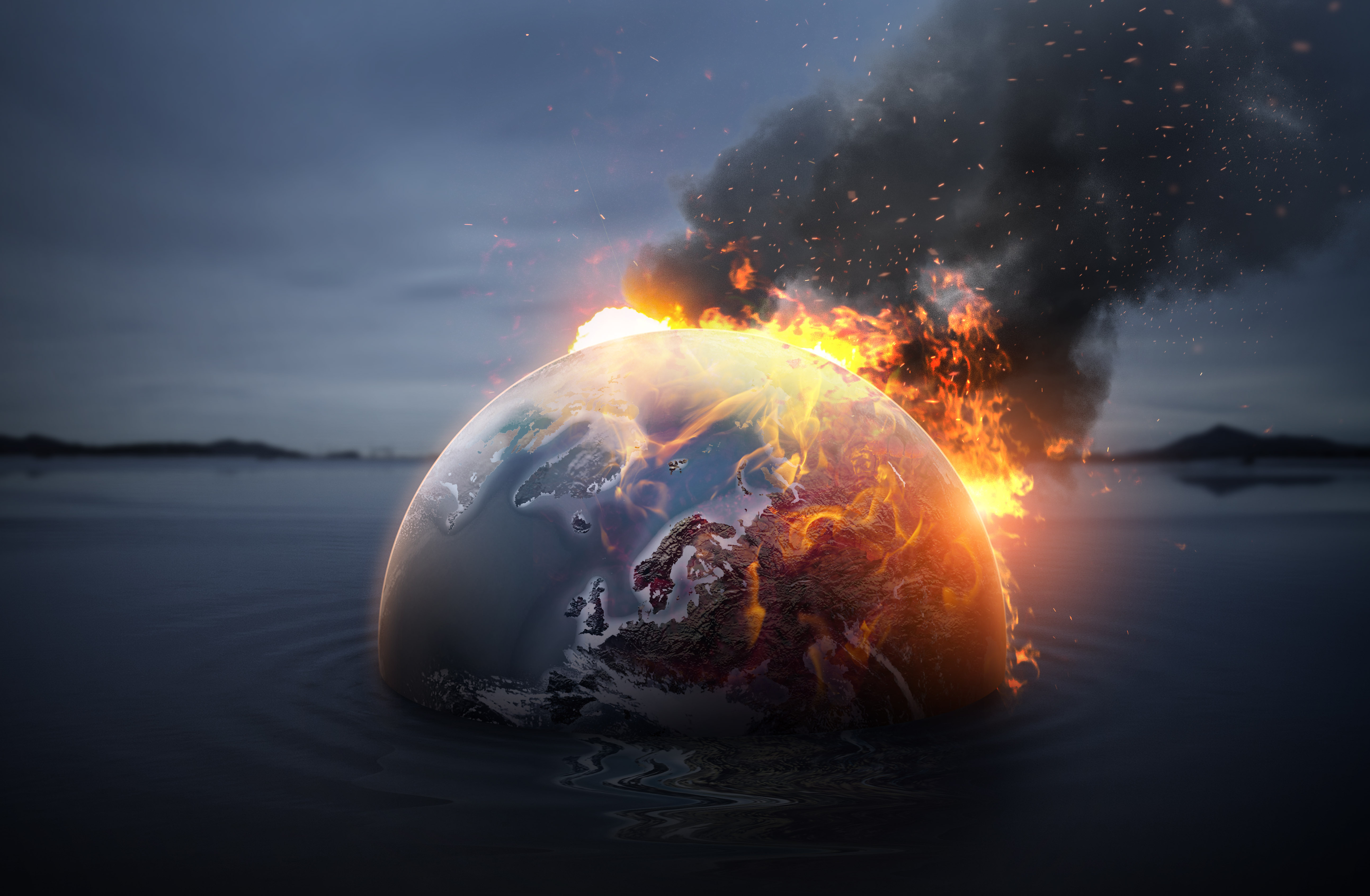 역사상 가장 따뜻한 10월...  온실가스 농도도 사상 최고치