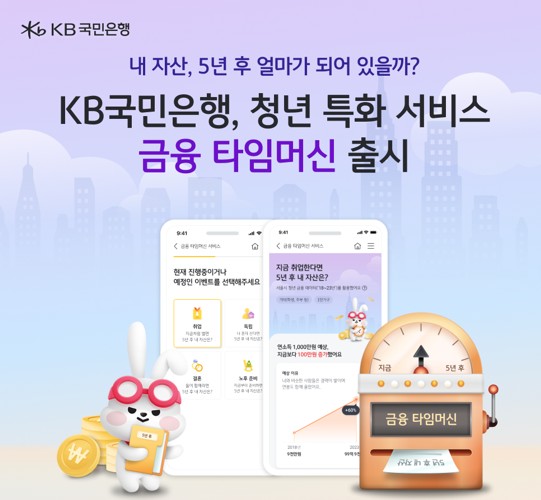 KB국민은행, 청년 특화‘금융 타임머신’서비스 선보여