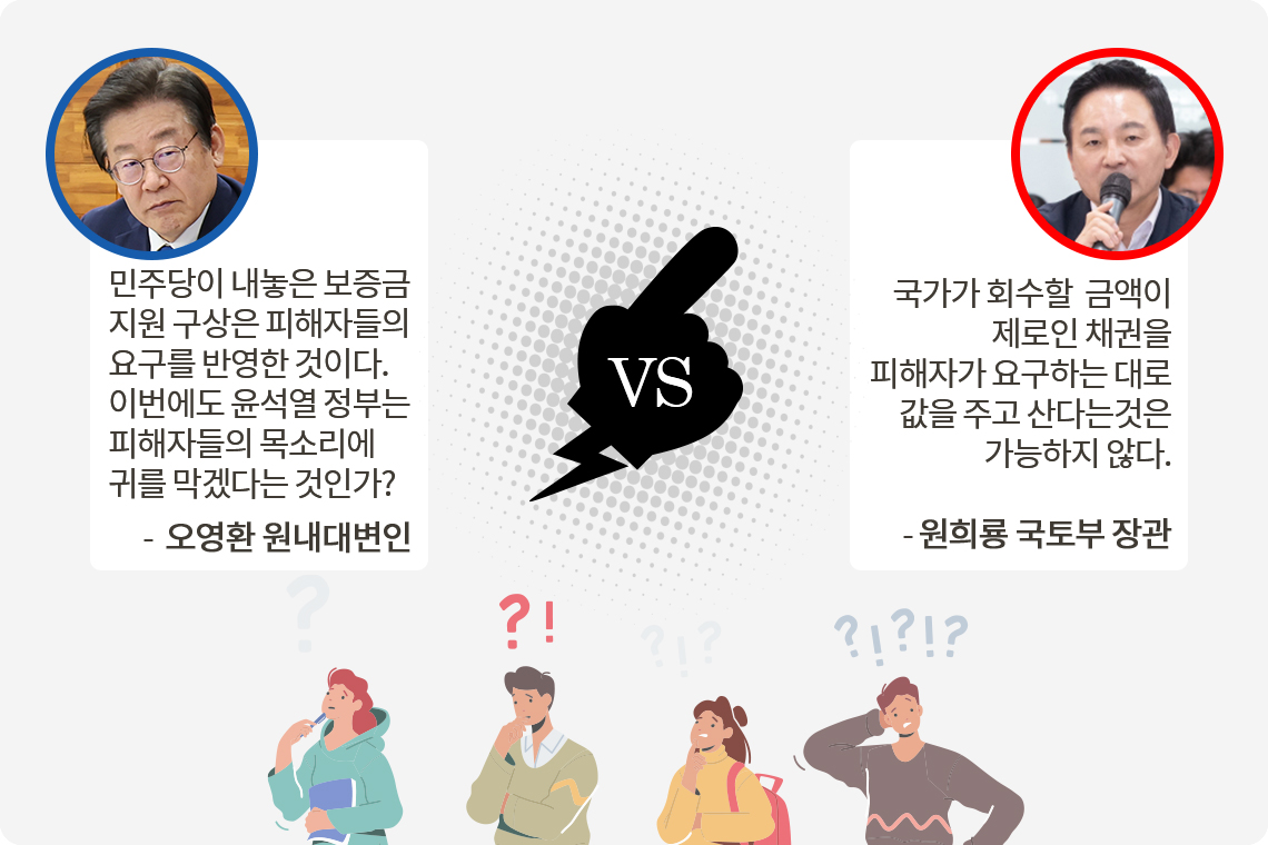 [위고라] 전세사기 피해자들의 보증금, “국가가 매입” Vs “가능하지 않아”