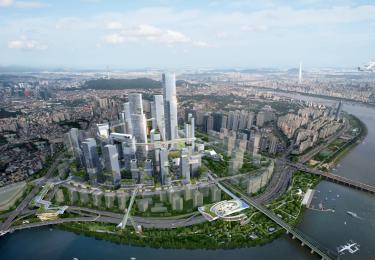 용산국제업무지구 조감도 (출처 = 서울시)