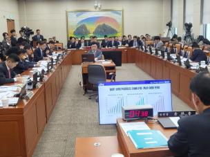 20일 서울 여의도 국회에서 열린 정무위원회의 금융위원회 국정감사가 진행됐다. 사진=위즈경제
