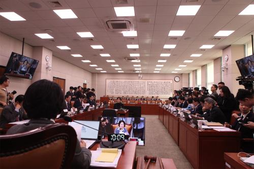 23일 국회 법제사법위원회 국정감사(사진=위즈경제)