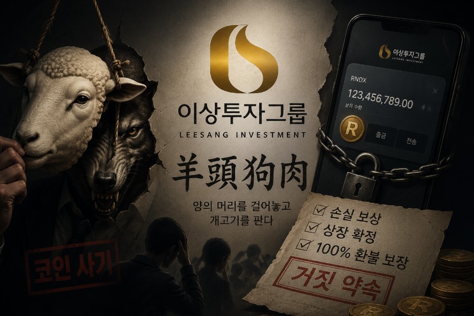 [기자수첩] ‘양두구육’ 이상투자그룹 코인사기, 피해자가 믿은 건 탐욕이 아니라 포장된 신뢰였다