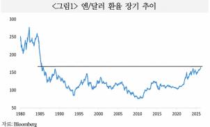 엔/달러 환율 장기 추이. 생성형 AI(쳇GPT)의 도움을 받아 시각화하고 기자가 최종 검토 및 확인해 제작한 그래픽입니다. 그래픽에 포함된 데이터와 내용은 기자가 직접 취재한 결과물입니다.